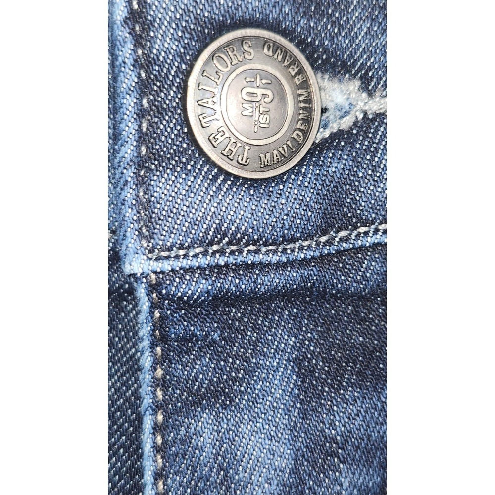 Mavi Matt Relaxed Straight Leg Dark Wash Denim Jeans Men Size 36x29 - Picture 9 of 11
